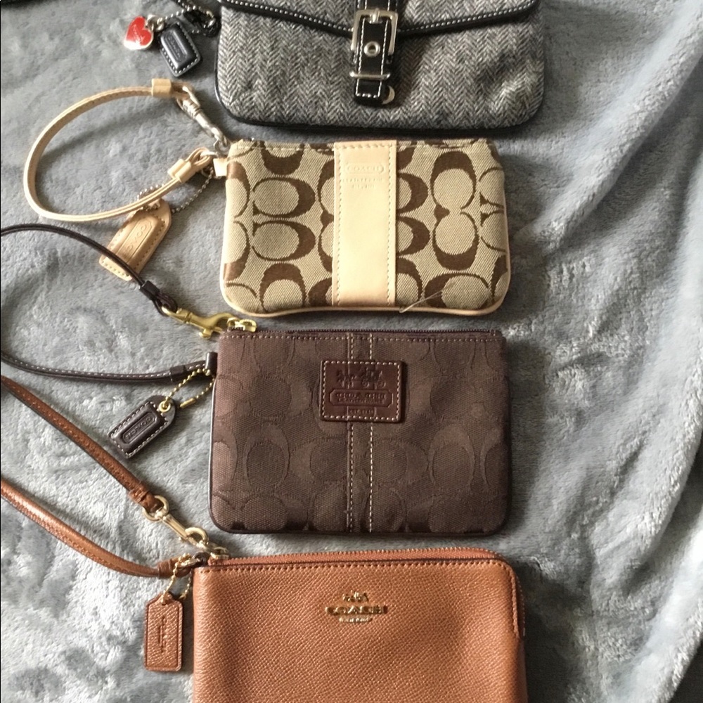 Coach wristlets